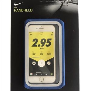 Nike Lean Handheld Armband Cellphone Case Indigo Blue/ Silver